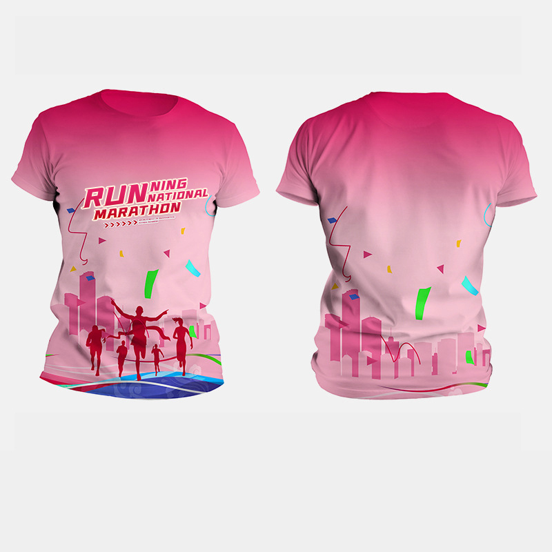 New breathable, sweat-wicking, quick-drying and comfortable sports T-shirt