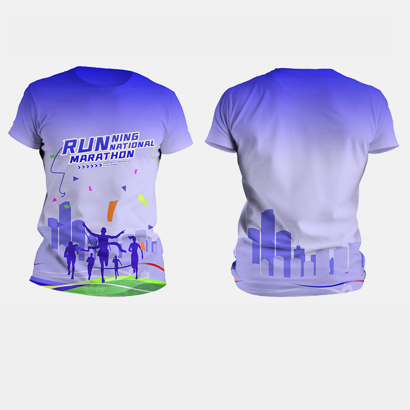 New breathable, sweat-wicking, quick-drying and comfortable sports T-shirt