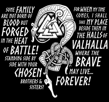 Viking VALHALLA Men's Short Sleeve  Printed T-shirt-