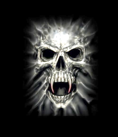 Skull Men's Short Sleeve  Printed T-shirt-