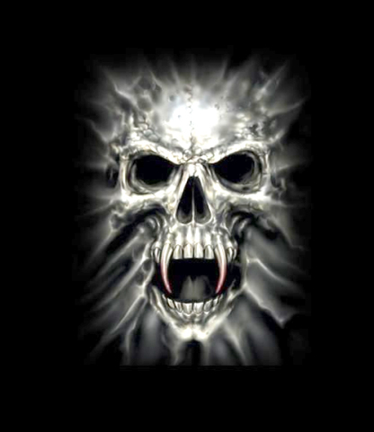 Skull Men's Short Sleeve  Printed T-shirt-