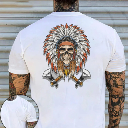 CHIEF Men's Short Sleeve  Printed T-shirt-