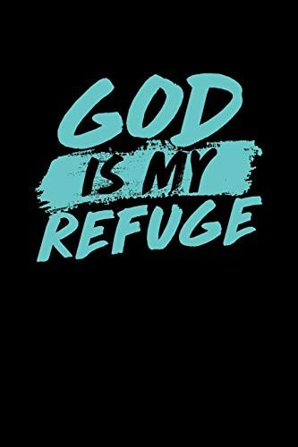 God Is My Refuge Men's Short Sleeve  Printed T-shirt-