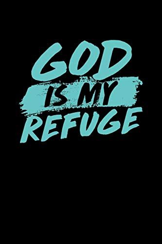 God Is My Refuge Men's Short Sleeve  Printed T-shirt-