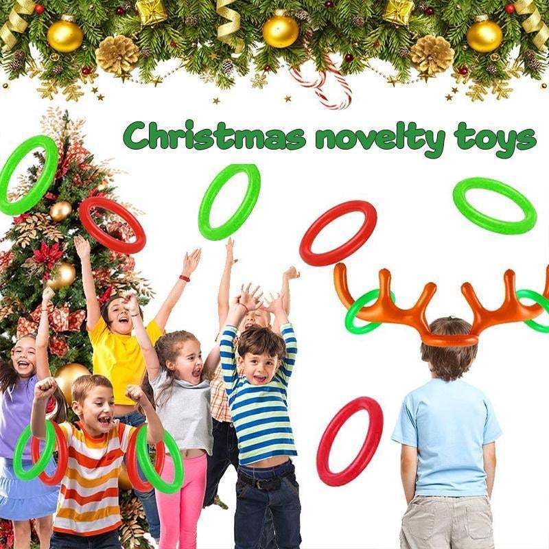 🎄Early Christmas Sale-Christmas Reindeer Antler Ring Toss Game