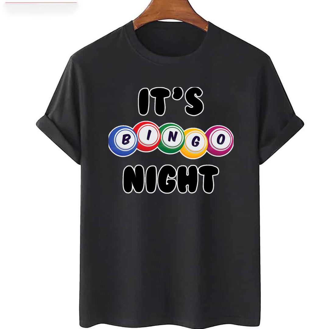 It's Bingo Night Powerball Good Luck Men's Short Sleeve  Printed T-shirt-
