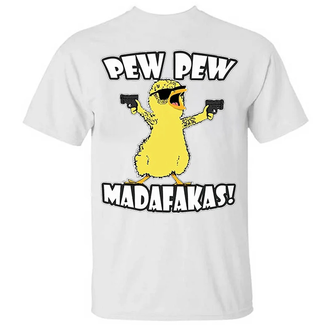 Pew Pew Madafakas! Men's Short Sleeve  Printed T-shirt-