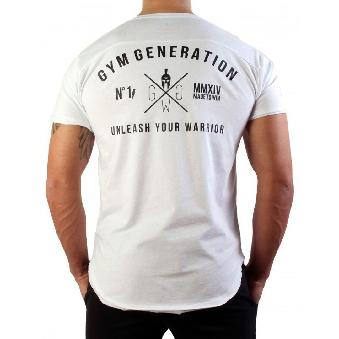 Gym Gemeration Unleash Your Warrior Men's Short Sleeve  Printed T-shirt-