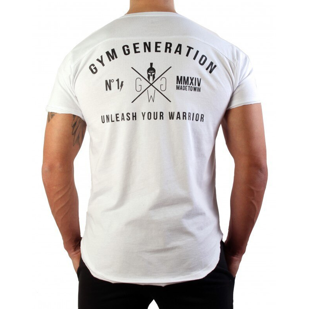 Gym Gemeration Unleash Your Warrior Men's Short Sleeve  Printed T-shirt-