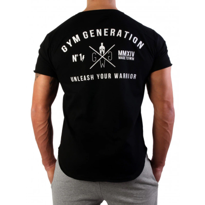 Gym Gemeration Unleash Your Warrior Men's Short Sleeve  Printed T-shirt-