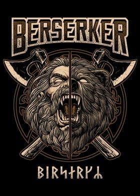 Berserker Men's Short Sleeve  Printed T-shirt-
