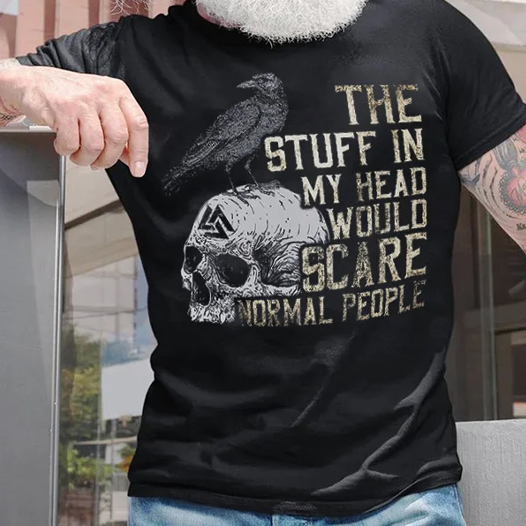 The Stuff In My Head Men's Short Sleeve  Printed T-shirt-