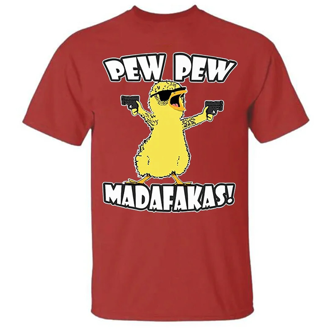 Pew Pew Madafakas! Men's Short Sleeve  Printed T-shirt-