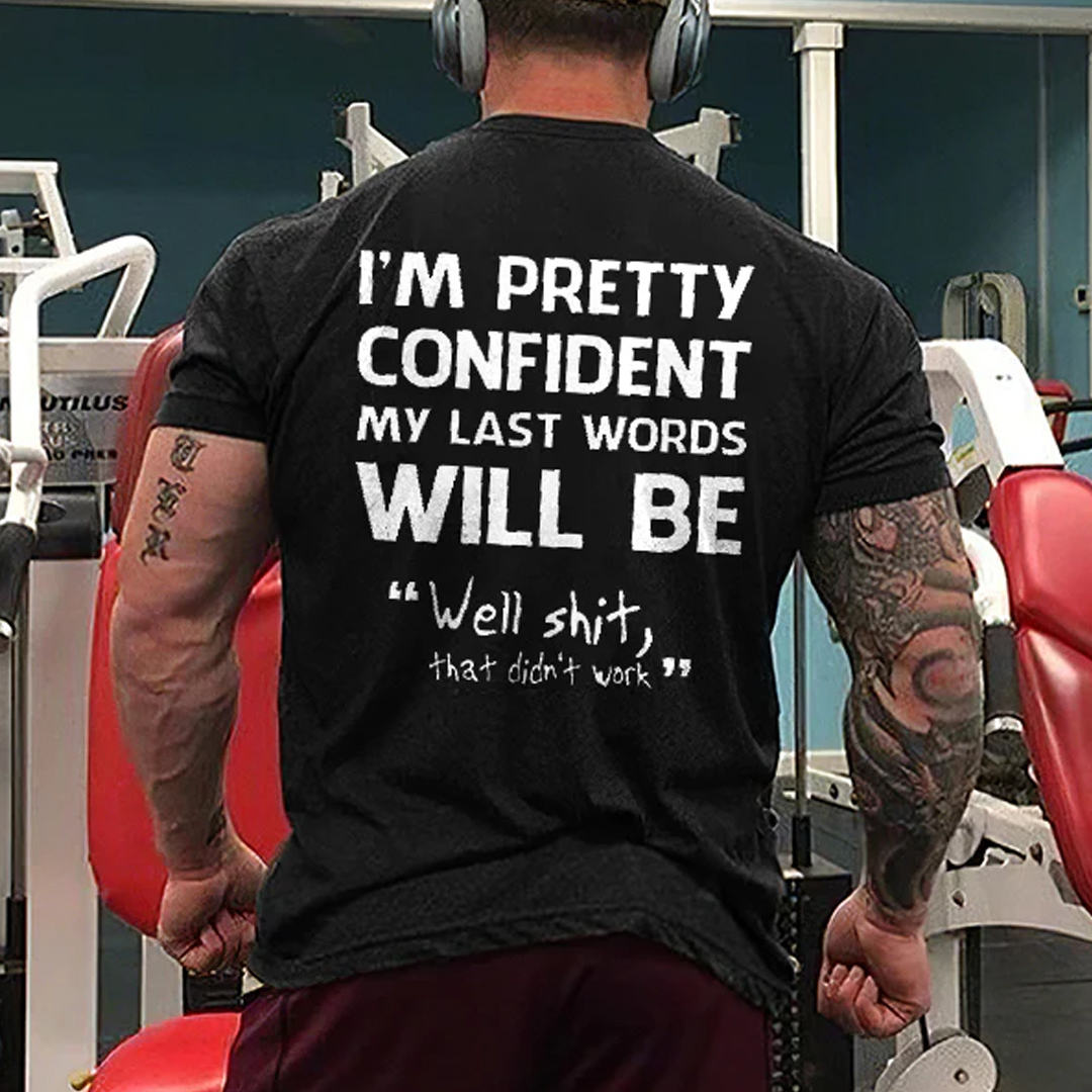 That Didn't Work Men's Short Sleeve Printed T-shirt-