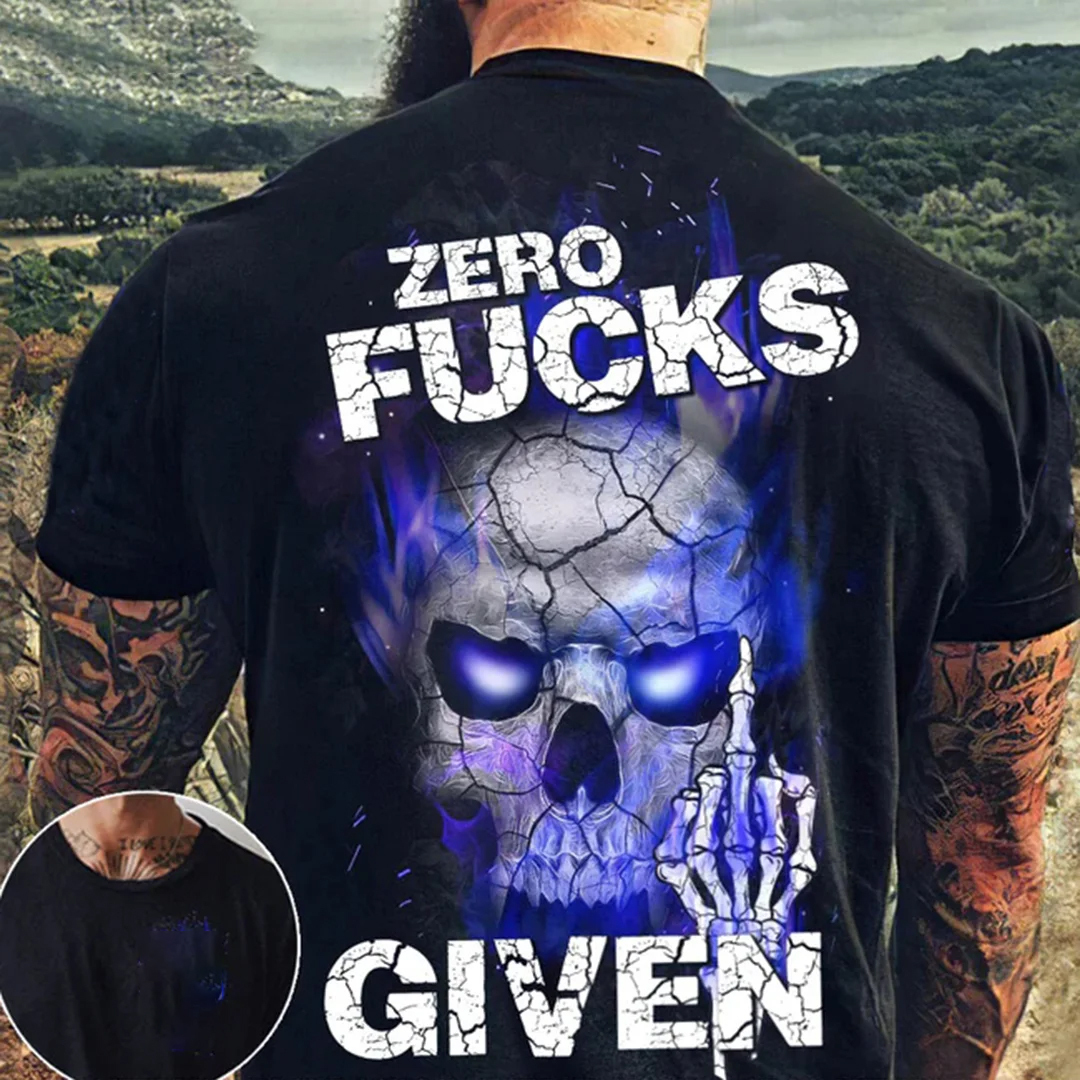 Zero F Given Men's Short Sleeve Printed T-shirt-