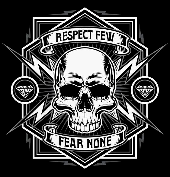 Respect Few Fear None Men's Short Sleeve  Printed T-shirt-