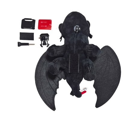 Adorable Winged Dinosaur Plush Dragon Car or Helmet Companion