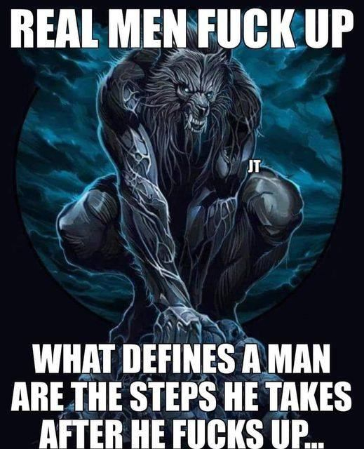 Real Men F Up Men's Short Sleeve  Printed T-shirt-