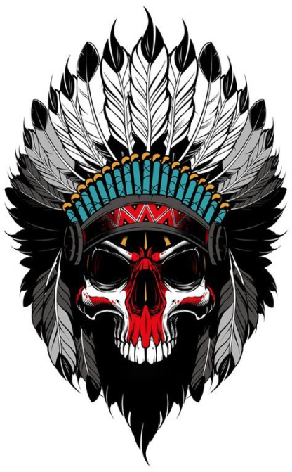 CHIEF Men's Short Sleeve  Printed T-shirt-