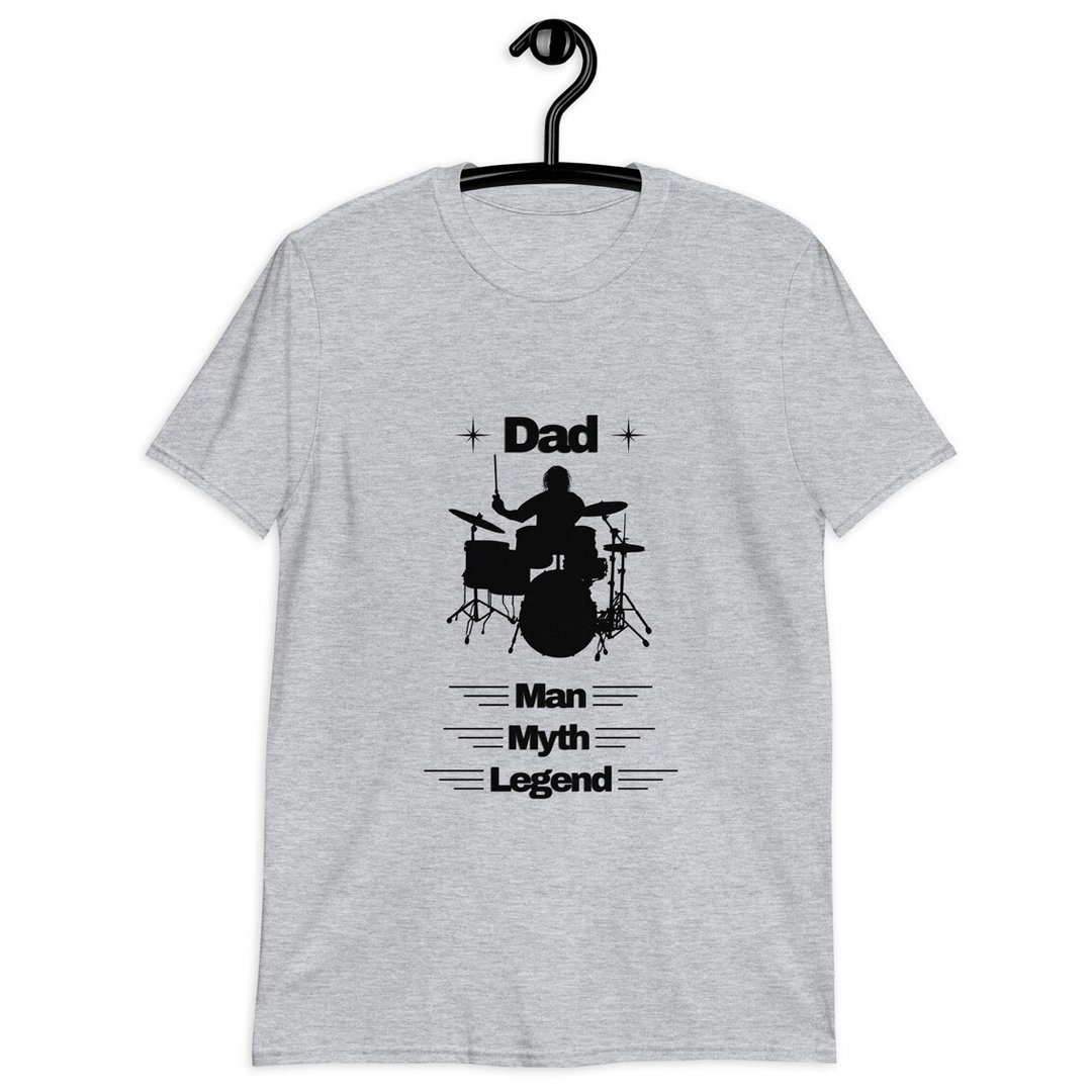 Drummer Dad Men's Short Sleeve  Printed T-shirt-
