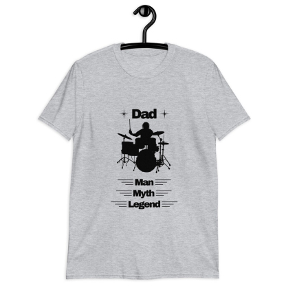 Drummer Dad Men's Short Sleeve  Printed T-shirt-