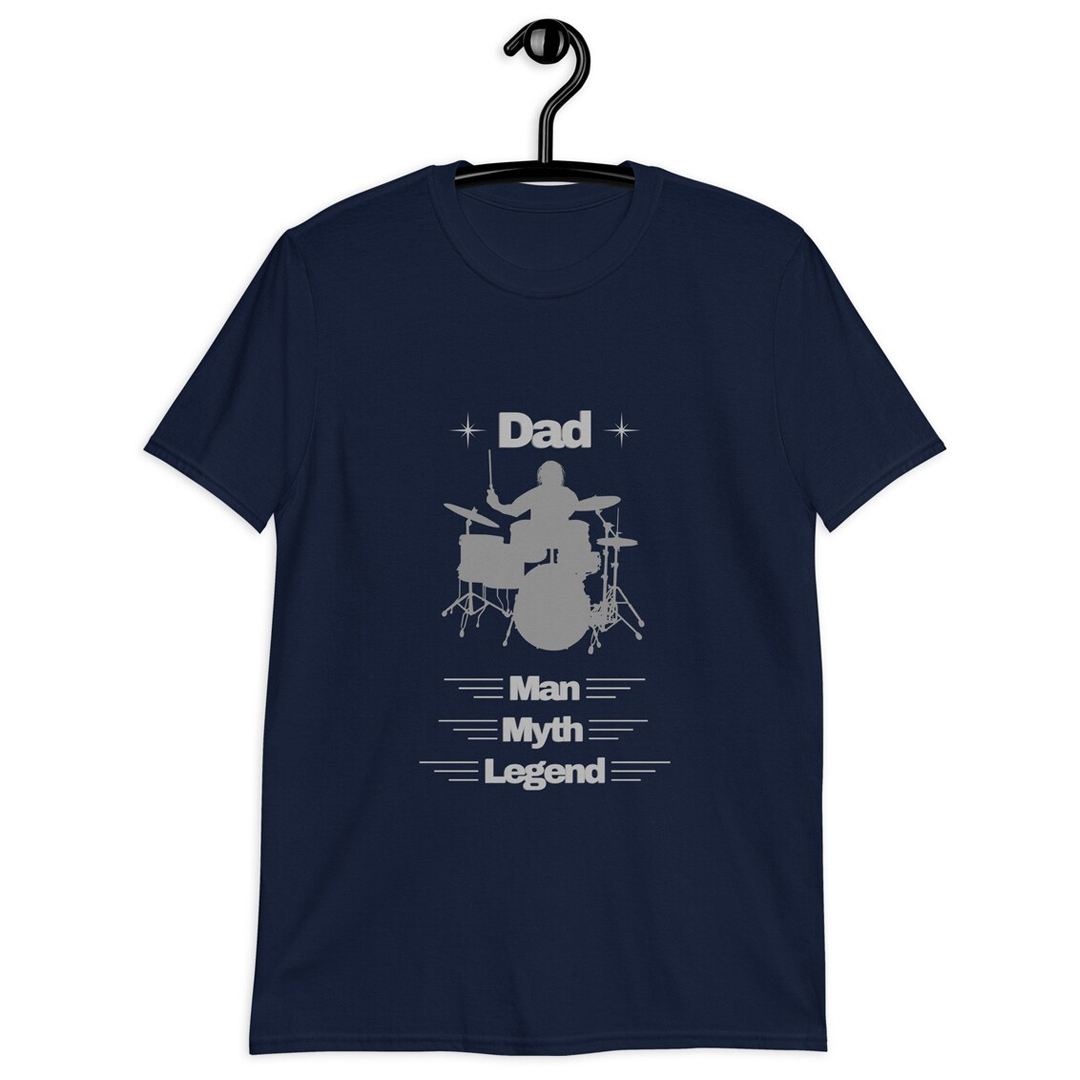 Drummer Dad Men's Short Sleeve  Printed T-shirt-