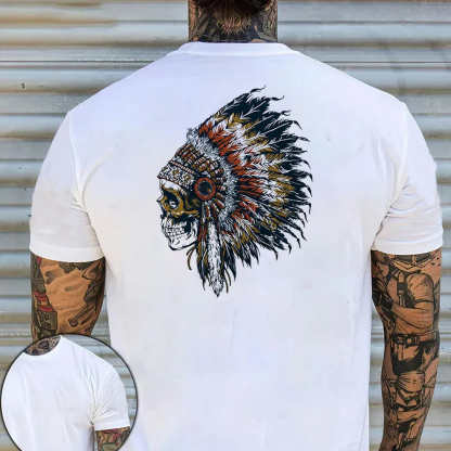 CHIEF Men's Short Sleeve  Printed T-shirt-