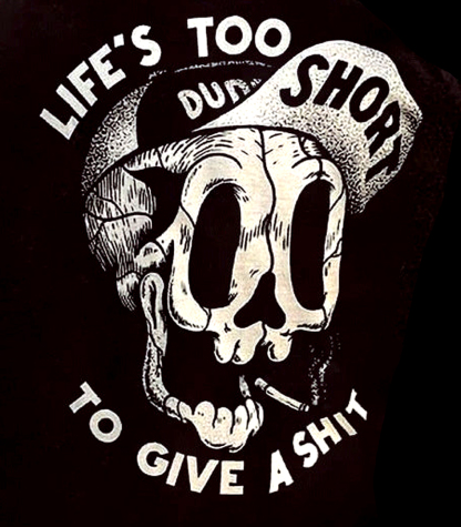 Life's Too Short To Give A Shit Men's Short Sleeve  Printed T-shirt-