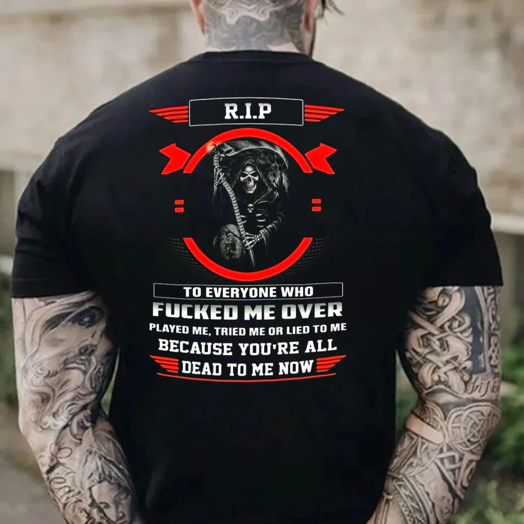 RIP Men's Short Sleeve  Printed T-shirt-