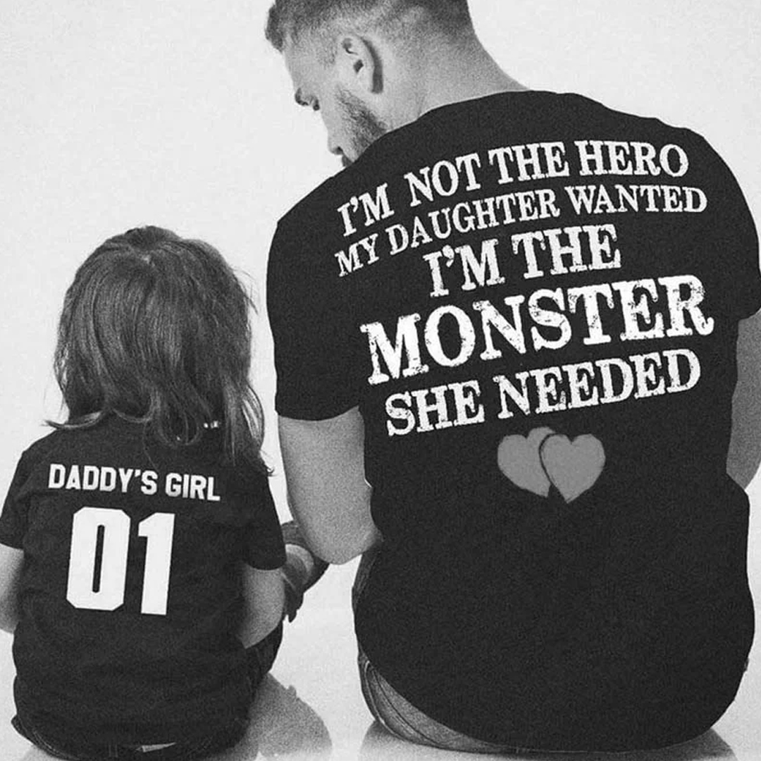 I'm the monster she needed Men's Short Sleeve  Printed T-shirt-