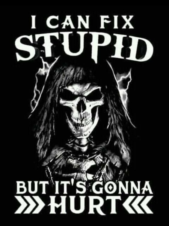 I Can Fix Stupid But It's Gonna Hurt Men's Short Sleeve  Printed T-shirt-