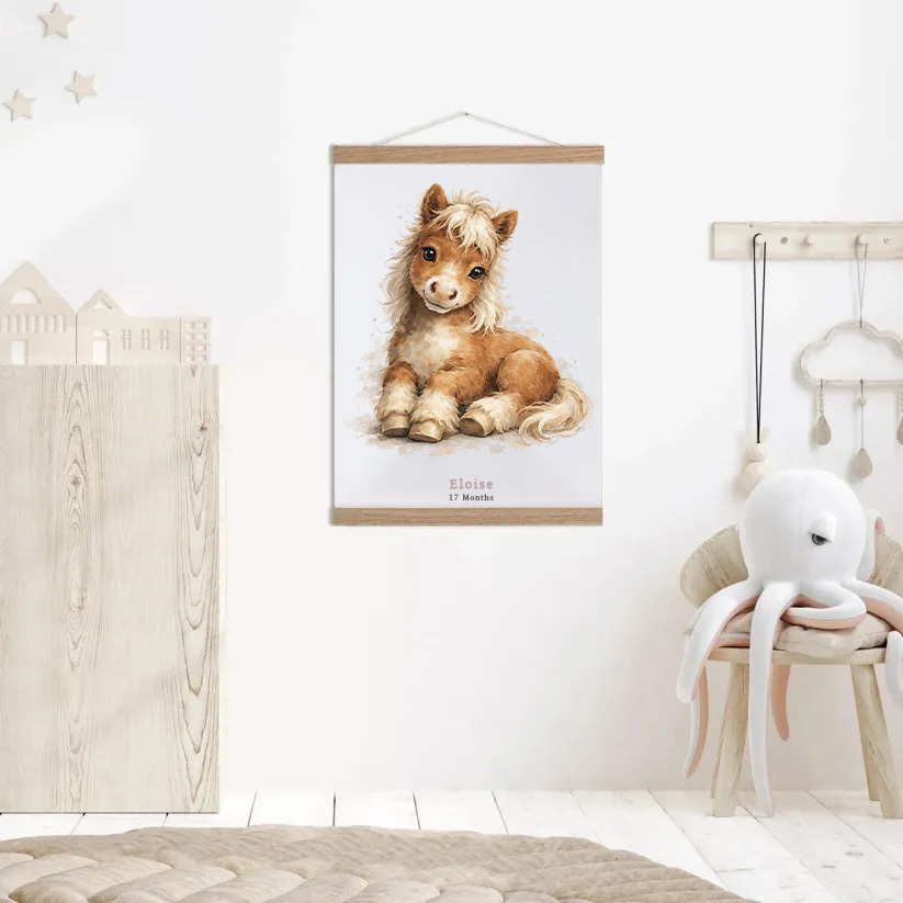 Year Of The Horse 2026 Chinese Lunar Year Animals Snake Baby Gift Personalized Mural Baby & Children's Room Gift