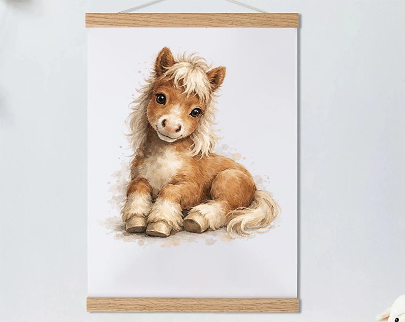 Cute Giraffe,Baby Gift and Pets Gift Personalized,, Footprint Set, Mur