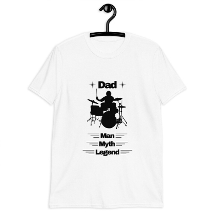 Drummer Dad Men's Short Sleeve  Printed T-shirt-