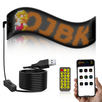 Led ticker display for car-customized