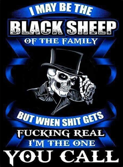 I May Be The Black Sheep Of The Family Men's Short Sleeve  Printed T-shirt-