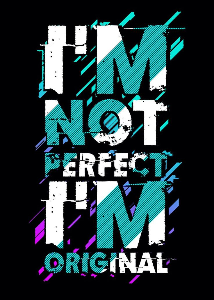 I'm Not Perfect I'm Original Men's Short Sleeve  Printed T-shirt-