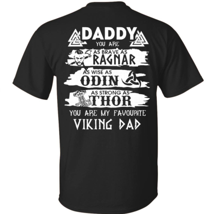 YOU ARE MY FAVOURITE VIKING DAD Men's Short Sleeve  Printed T-shirt-