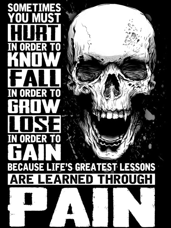 Sometimes You Must Hurt Men's Short Sleeve  Printed T-shirt-