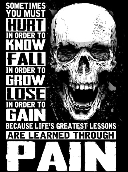 Sometimes You Must Hurt Men's Short Sleeve  Printed T-shirt-