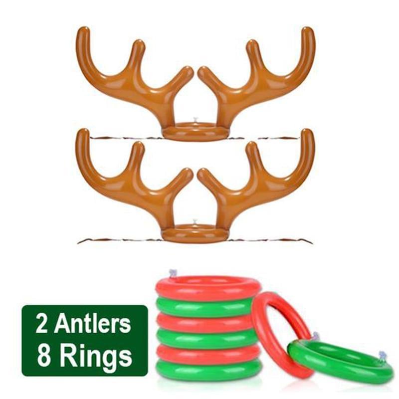 🎄Early Christmas Sale-Christmas Reindeer Antler Ring Toss Game