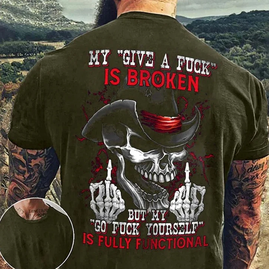 My GAF Is Broken Men's Short Sleeve  Printed T-shirt-