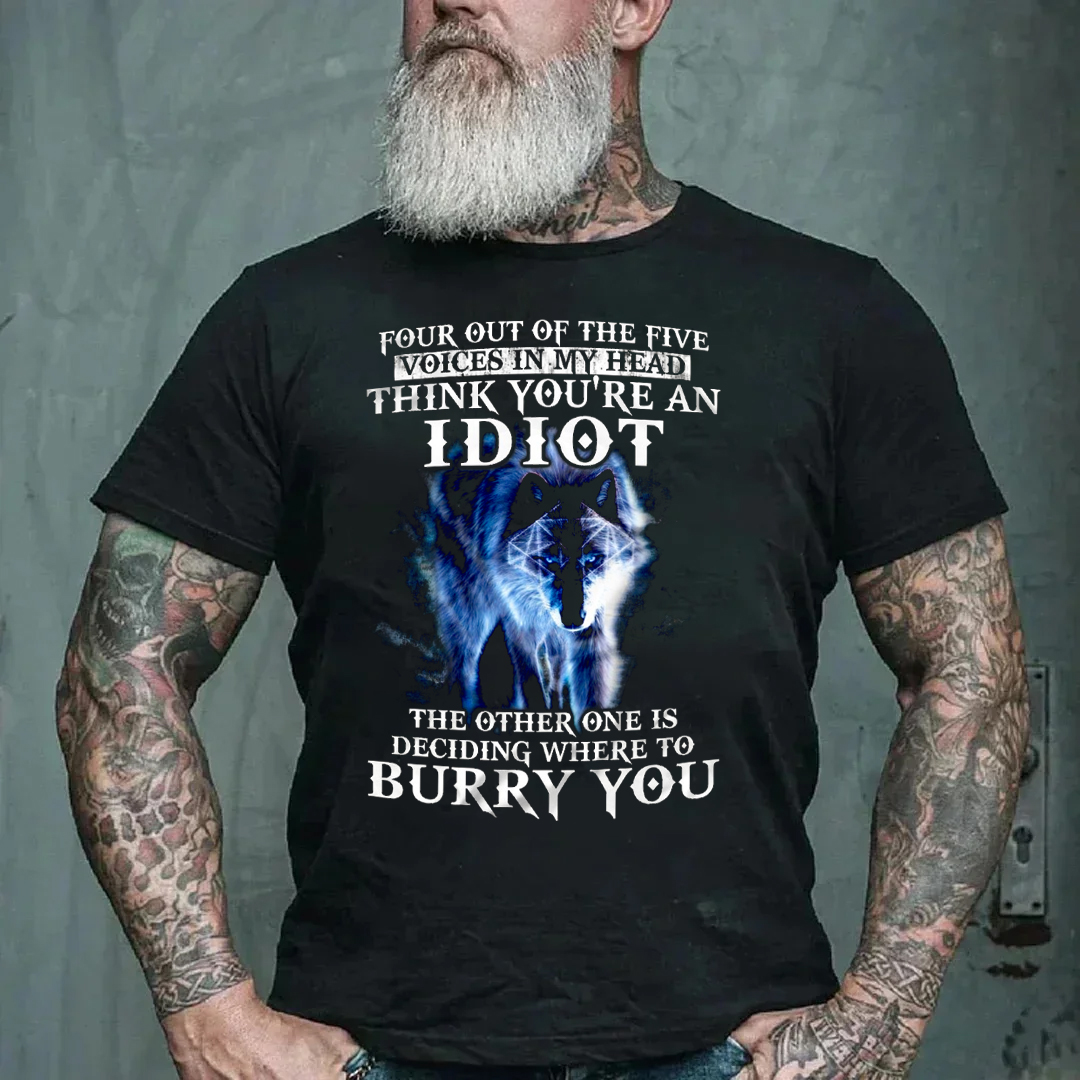 The Other One Is Deciding Where To Burry You Men's Short Sleeve  Printed T-shirt-