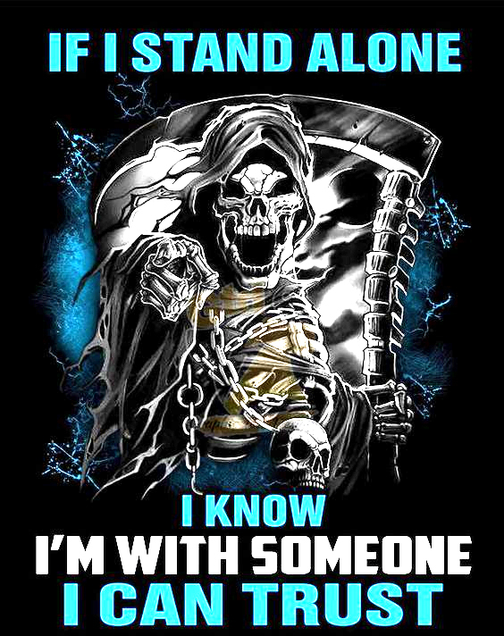 If I Stand Alone I know I'm With Someone I Can Truse Men's Short Sleeve  Printed T-shirt-