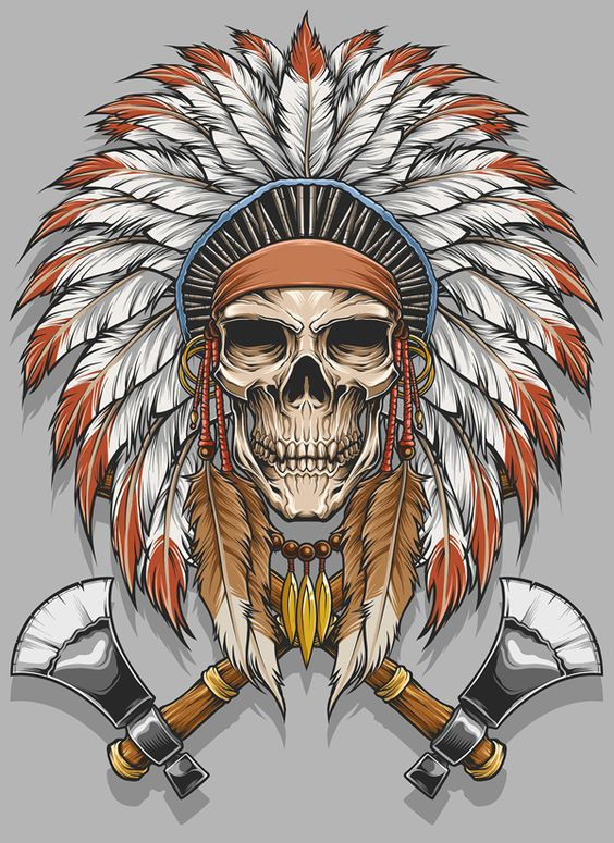 CHIEF Men's Short Sleeve  Printed T-shirt-