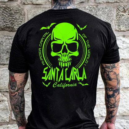 Murder Capital Of The World Men's Short Sleeve  Printed T-shirt-