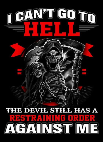 I Can't Go To Hell Men's Short Sleeve  Printed T-shirt-