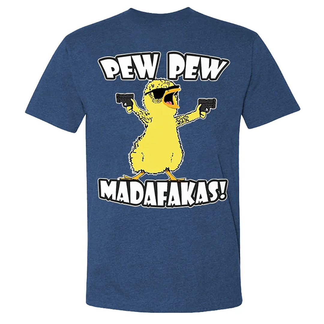 Pew Pew Madafakas! Men's Short Sleeve  Printed T-shirt-