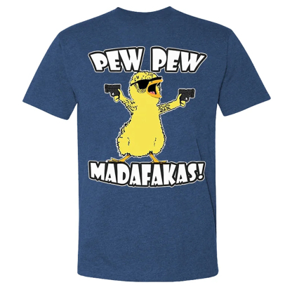 Pew Pew Madafakas! Men's Short Sleeve  Printed T-shirt-