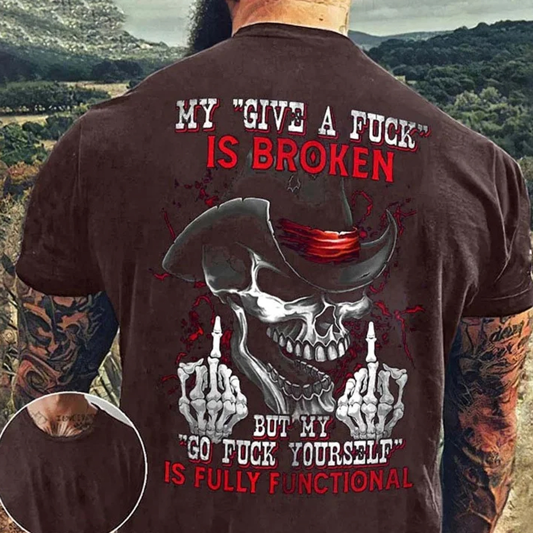 My GAF Is Broken Men's Short Sleeve  Printed T-shirt-